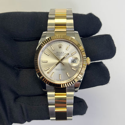 Rolex Datejust 41mm Silver Dial Watch Ref# 126333