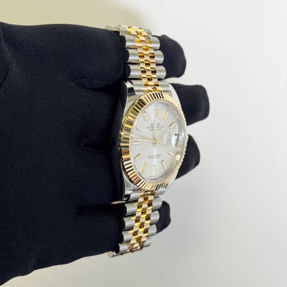 Rolex Datejust 41mm Silver Dial Watch Ref# 126333