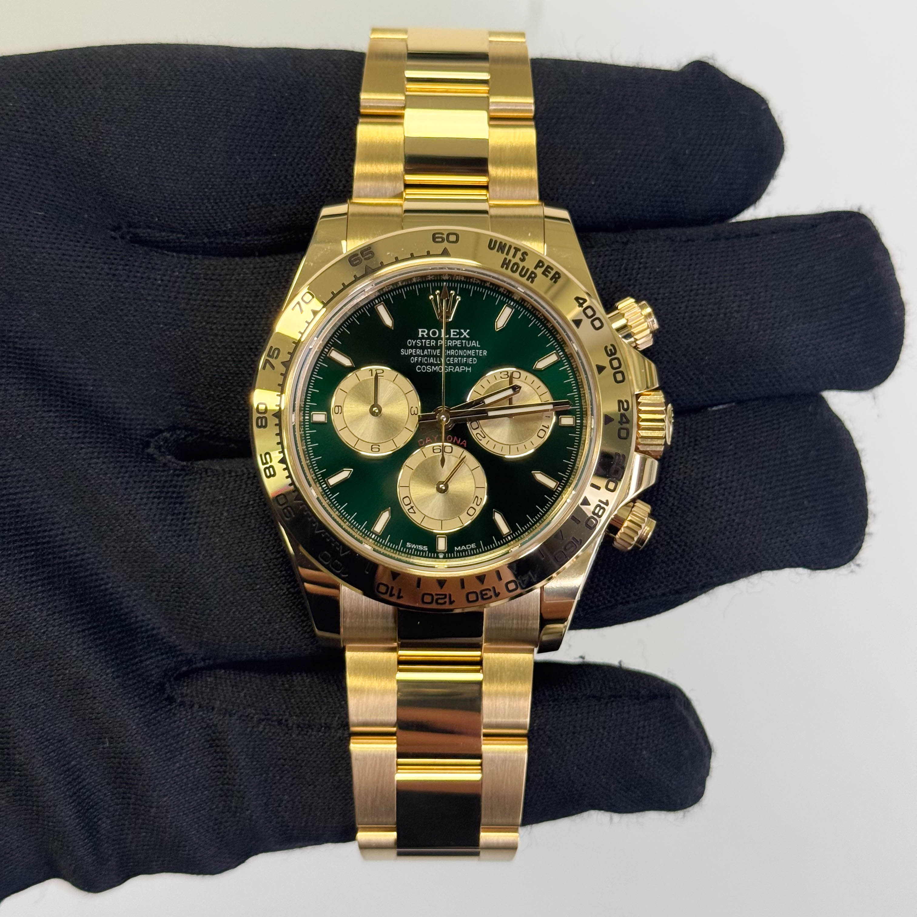 Rolex Daytona 40mm Green Dial Watch Ref# 126508