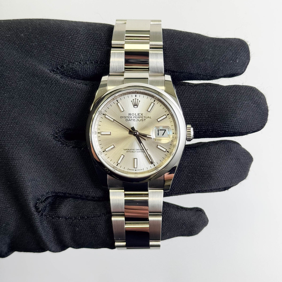 Rolex Datejust 36mm Silver Dial Watch Ref# 126200