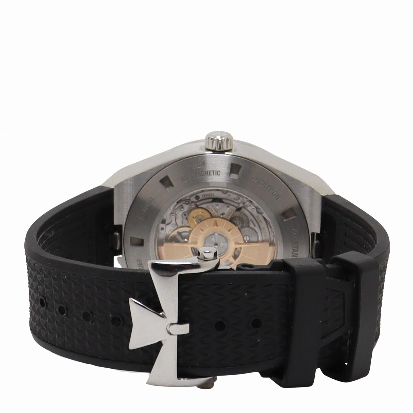 Vacheron Constantin Overseas World Time Series Stainless Steel 43.5mm White/Grey Dial Watch Reference# 7700V - Happy Jewelers Fine Jewelry Lifetime Warranty