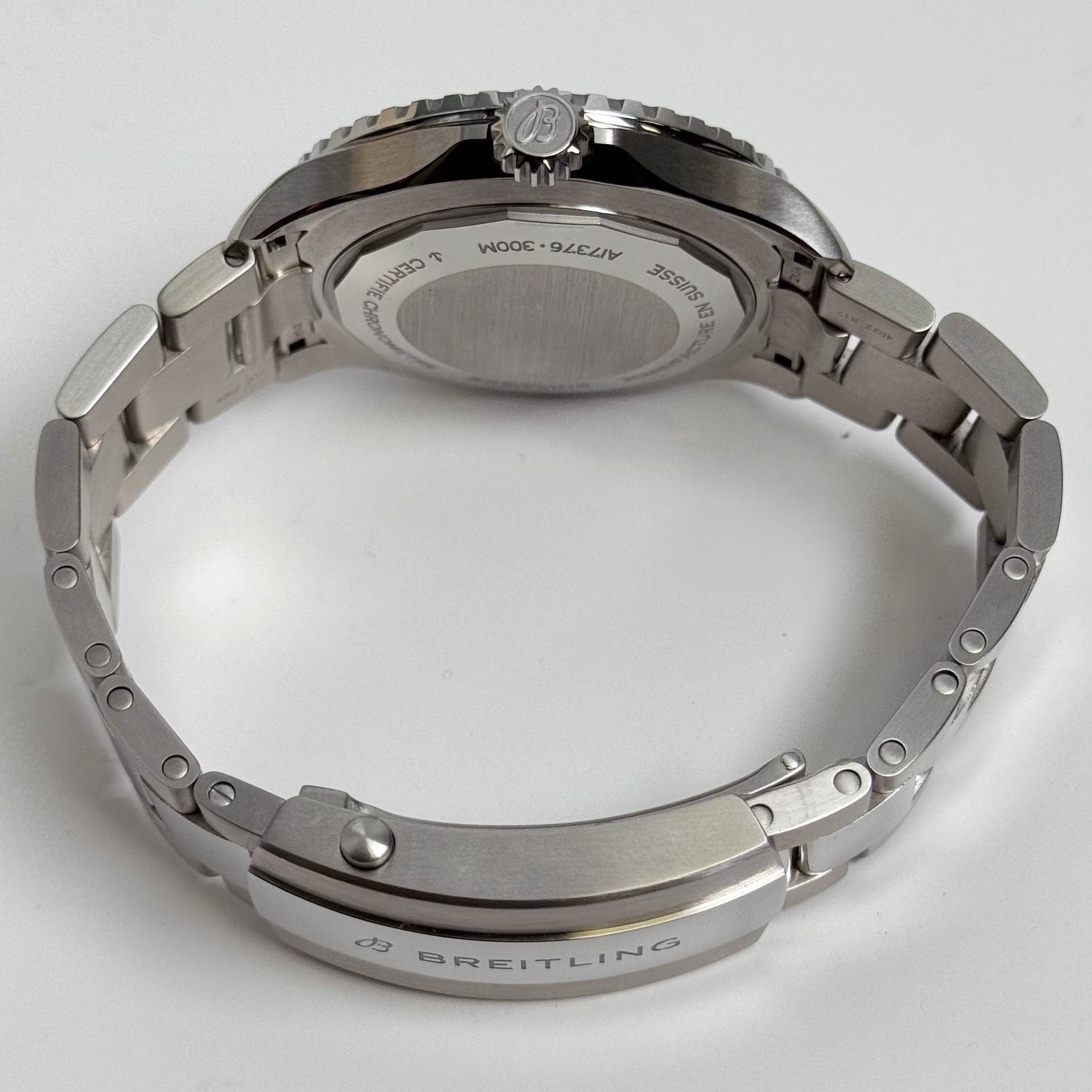 Breitling Superocean Automatic 44mm Navy Blue Dial Watch Ref# A17376211C1A1