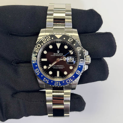 Rolex GMT-Master II Black Dial Watch Ref# 116710BLNR