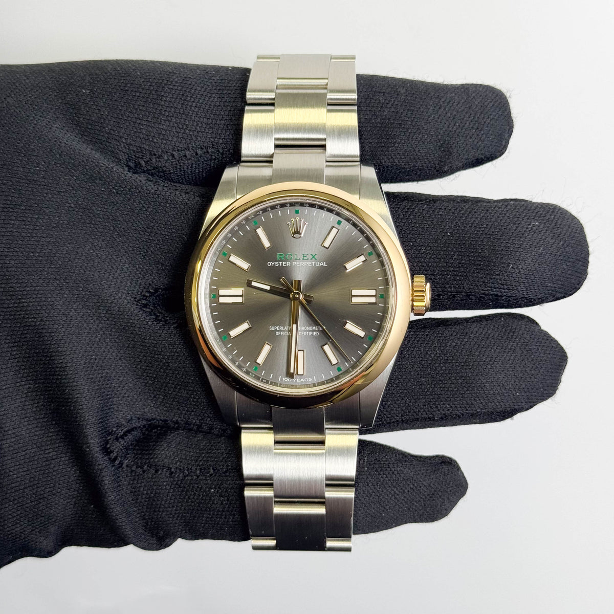Rolex Oyster Perpetual 41mm Silver Dial Watch Ref# 134303