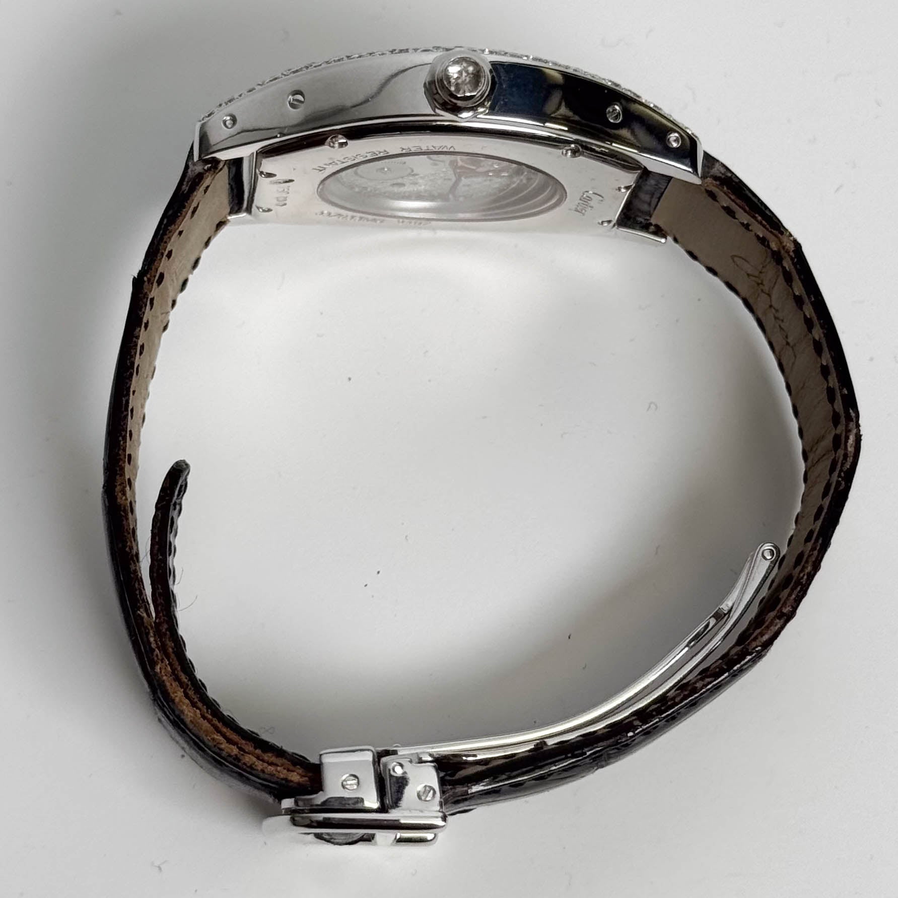 Cartier Tortue 43mm Ivory Dial Watch Ref# WA503851 - Happy Jewelers Fine Jewelry Lifetime Warranty