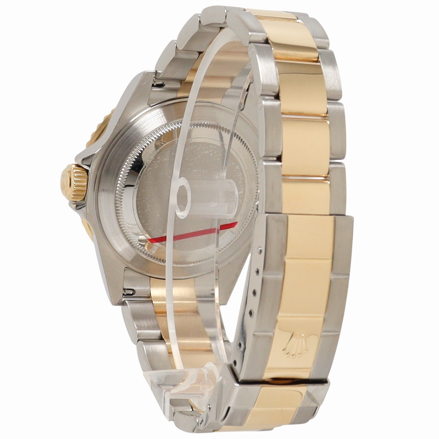 Rolex Submariner Date 40mm Yellow Gold & Stainless Steel Blue Dot Dial Watch Reference# 16613 - Happy Jewelers Fine Jewelry Lifetime Warranty