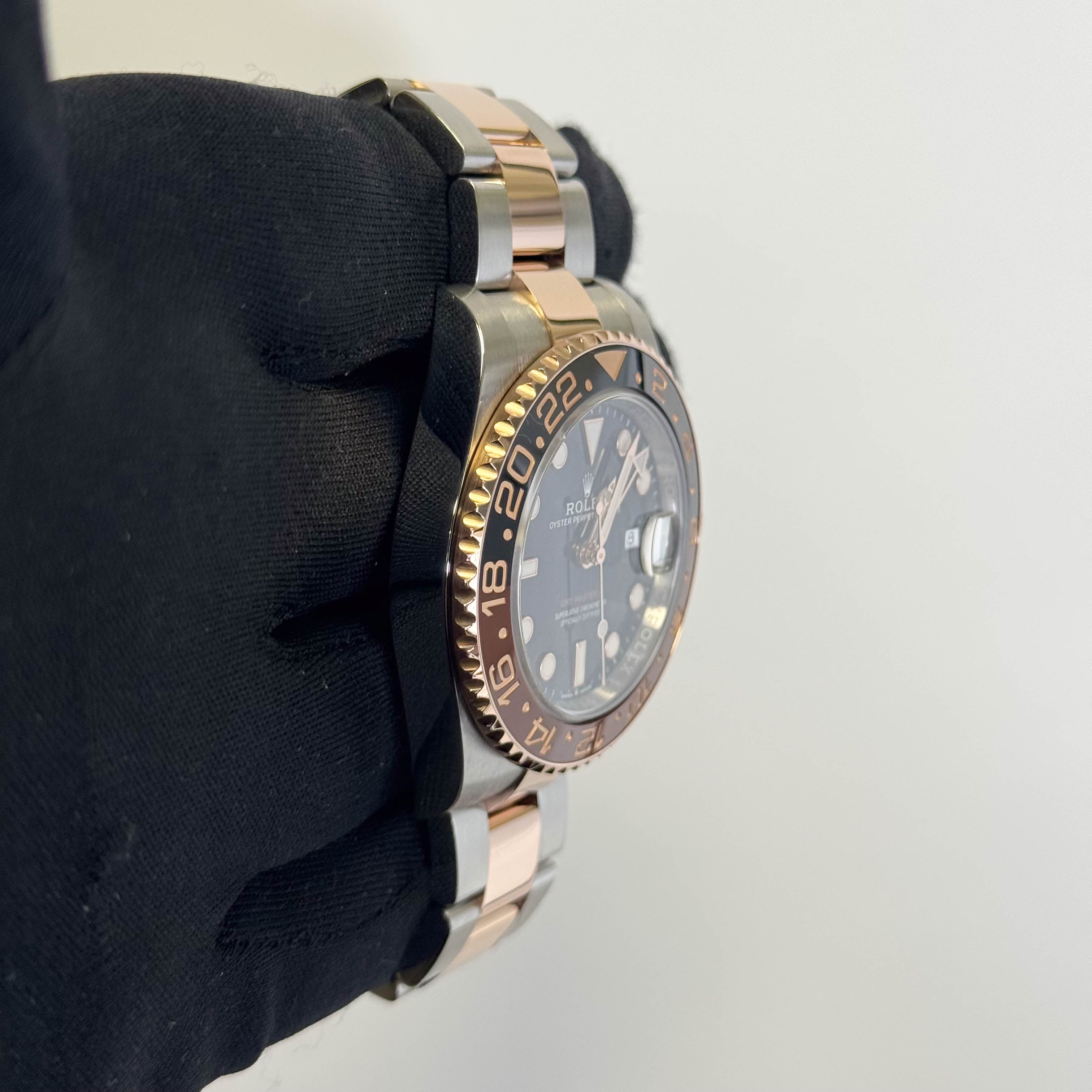 Rolex GMT Master II 40mm Black Dot Dial Watch Ref# 126711CHNR