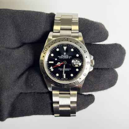 Rolex Explorer II 40mm Black Dial Watch Ref# 16570