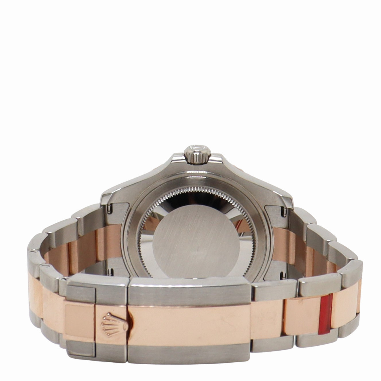Rolex Yachtmaster 37mm Everose Gold & Stainless Steel Chocolate Dot Dial Watch Reference# 268621 - Happy Jewelers Fine Jewelry Lifetime Warranty