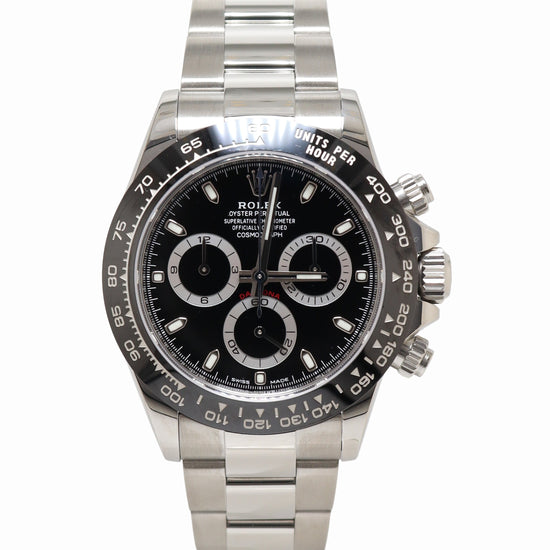 Load image into Gallery viewer, Rolex Daytona Stainless Steel 40mm Black Chronograph Dial Watch Reference#: 116500LN - Happy Jewelers Fine Jewelry Lifetime Warranty
