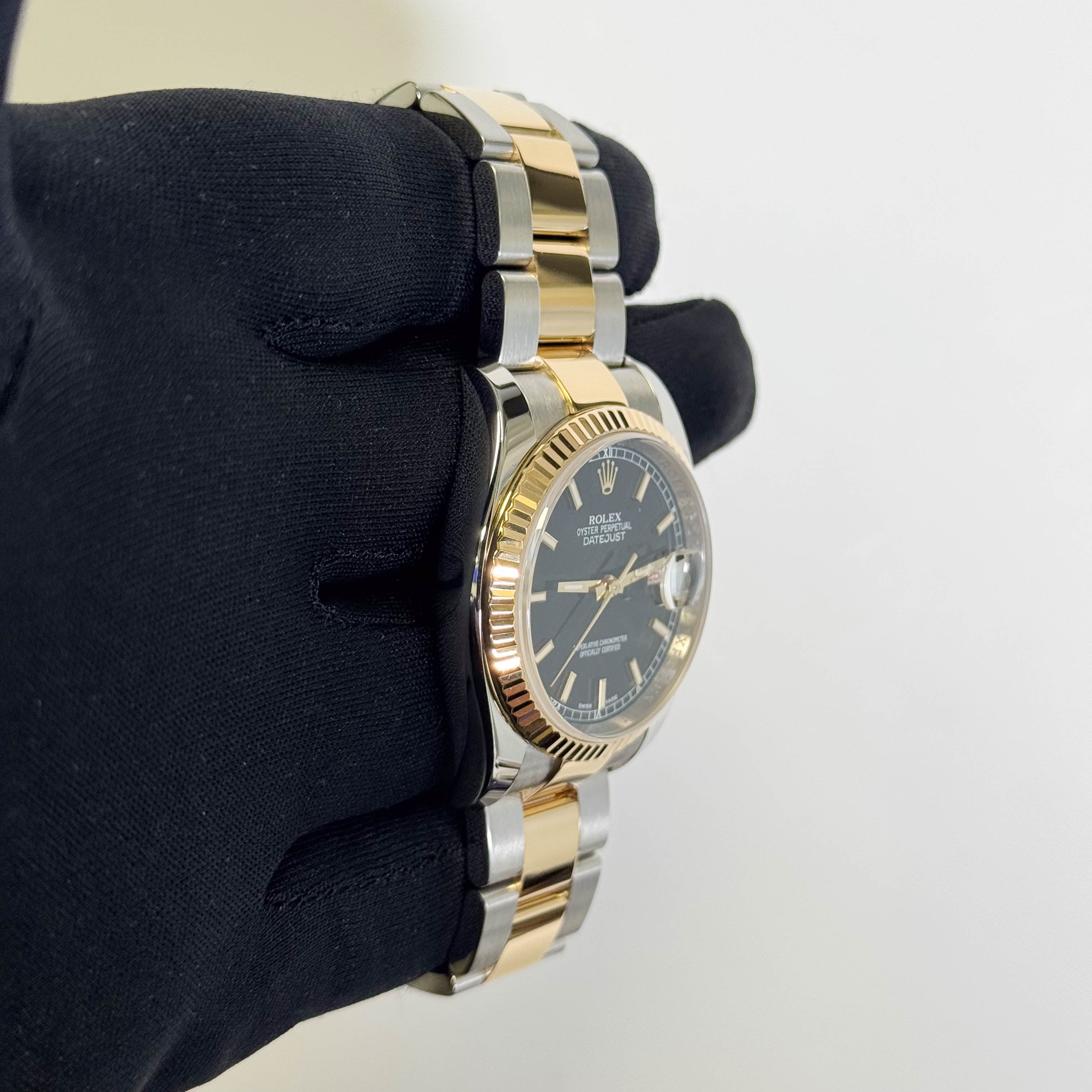 Rolex Datejust 36mm Black Dial Watch Ref# 116233 - Happy Jewelers Fine Jewelry Lifetime Warranty