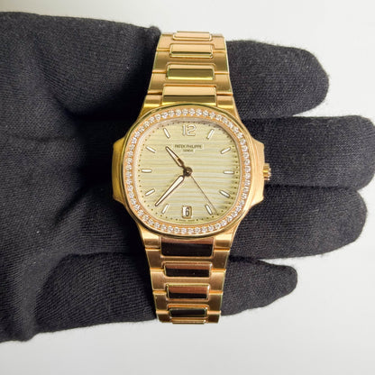 Patek Philippe Nautilus 35mm Silver Dial Watch Ref# 7118/1200R-001