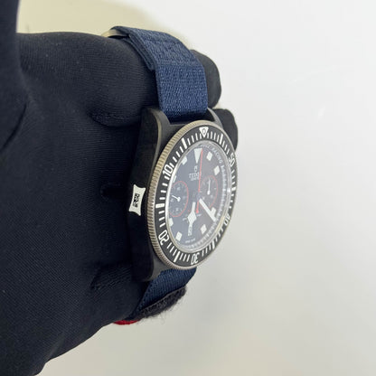 Tudor Pelagos FXD 43mm Blue Dial Watch Ref# 25807KN - Happy Jewelers Fine Jewelry Lifetime Warranty