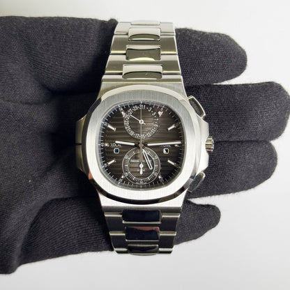 Patek Philippe Nautilus 40.5mm Grey Dial Watch Ref# 5990/1A-001
