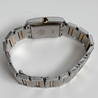 Cartier Tank Francaise 25mm Ivory Dial Ref#W51005Q4 - Happy Jewelers Fine Jewelry Lifetime Warranty