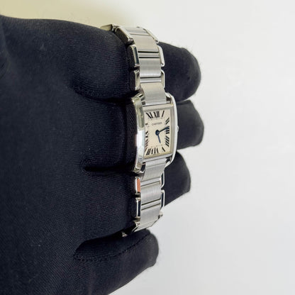 Cartier Tank 20mm Ivory Dial Watch Ref# W51008Q3 - Happy Jewelers Fine Jewelry Lifetime Warranty