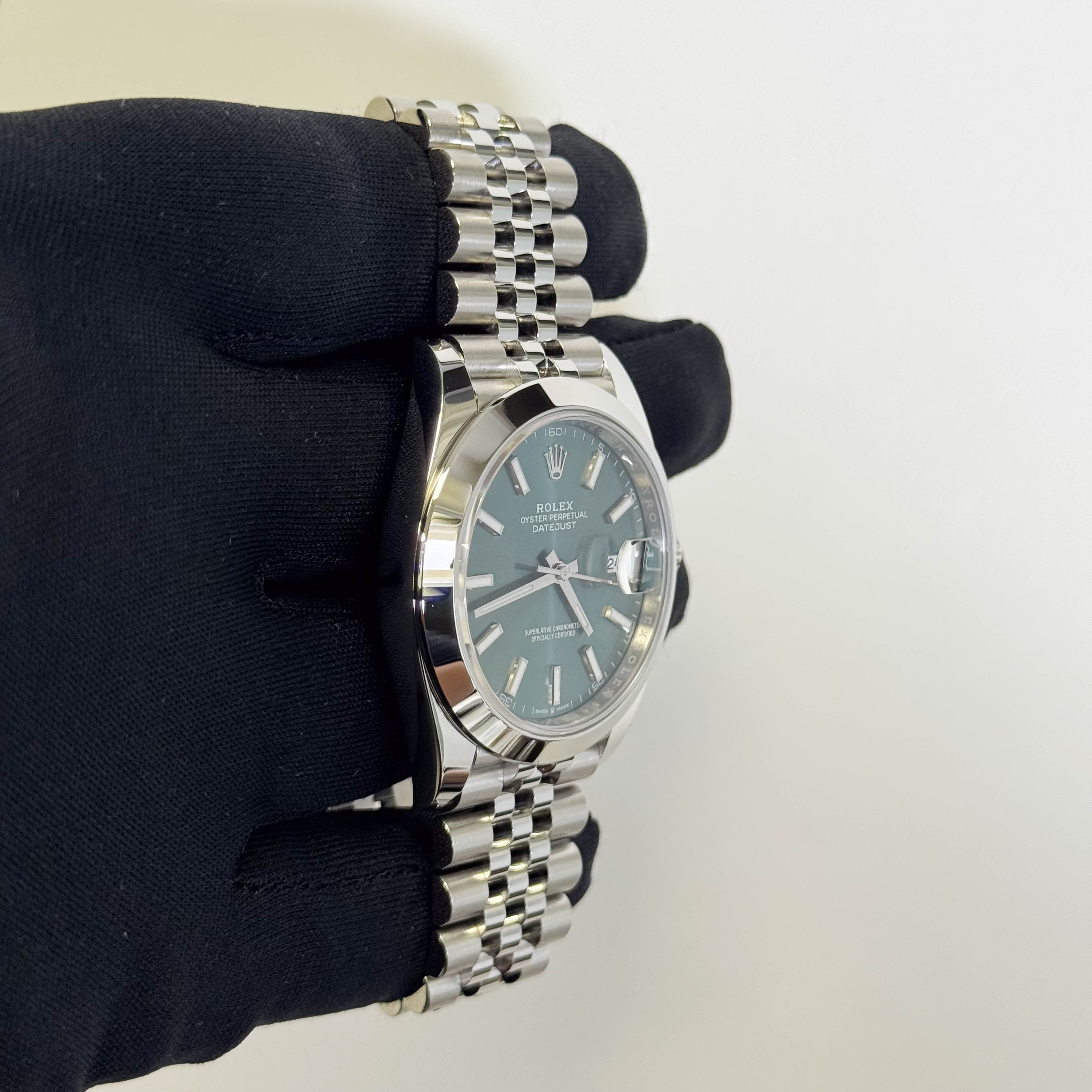 Rolex Datejust 41mm Green Dial Watch Ref# 126300