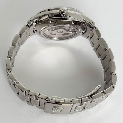 Grand Seiko Hi-Beat 36000 GMT White "Yukigesho" Dial Watch Ref# SBGJ271