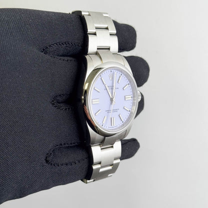 Rolex Oyster Perpetual 41mm Lilac Dial Watch Ref# 134300