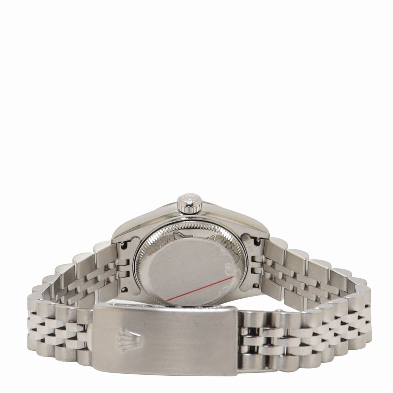 Rolex Date Stainless Steel 26mm White MOP Diamond Dial Watch | Ref#  69240 - Happy Jewelers Fine Jewelry Lifetime Warranty