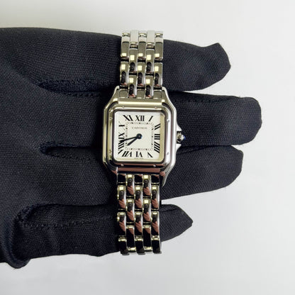Cartier Panthere 27x37mm Ivory Dial Watch Ref# WSPN0015