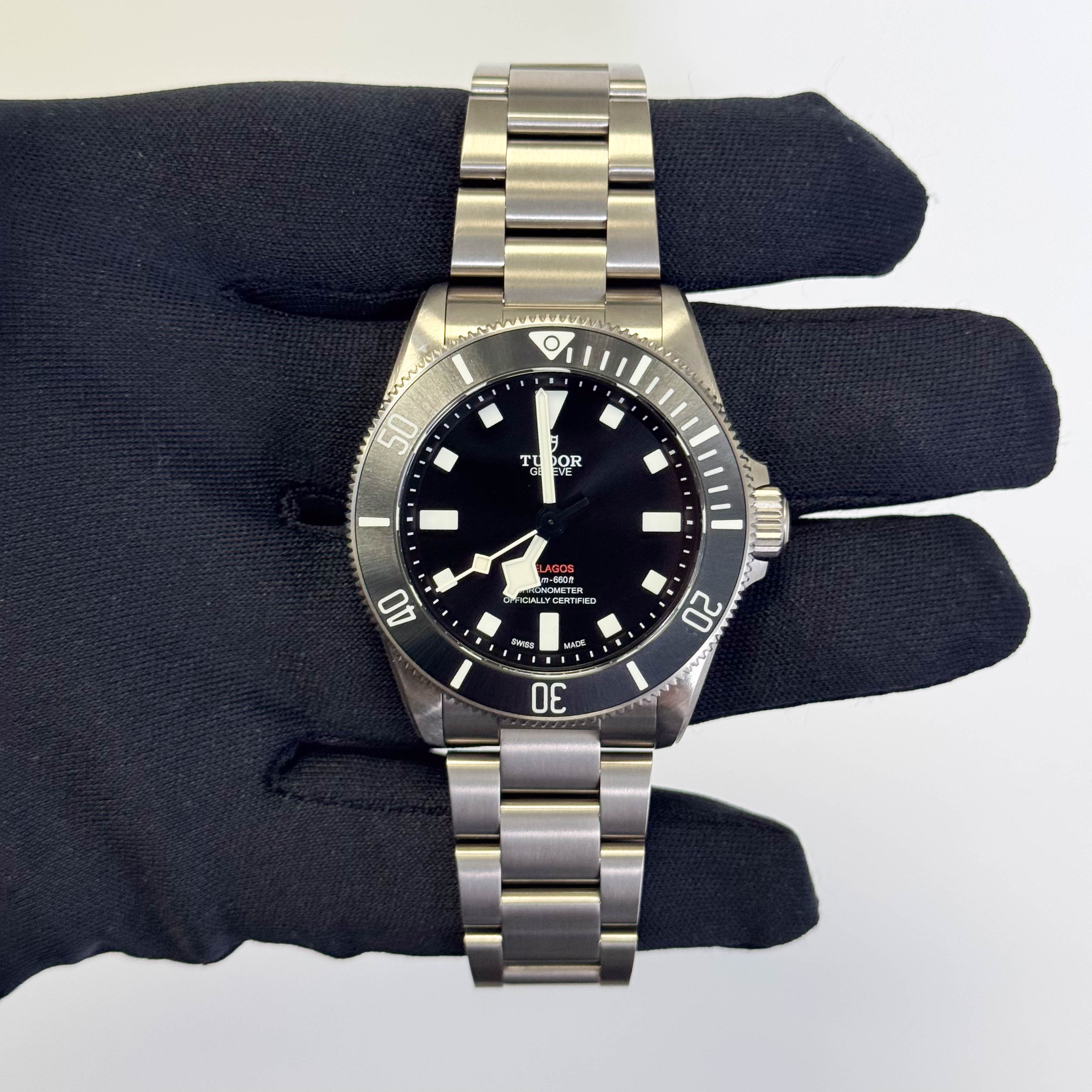Tudor Pelagos 39mm Black Dial Watch Ref# 25407N - Happy Jewelers Fine Jewelry Lifetime Warranty