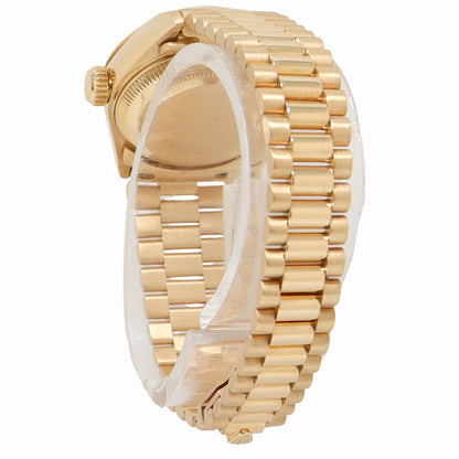 Rolex Datejust 26 Yellow Gold Champagne Diamond Dial Watch Reference#: 69178 - Happy Jewelers Fine Jewelry Lifetime Warranty