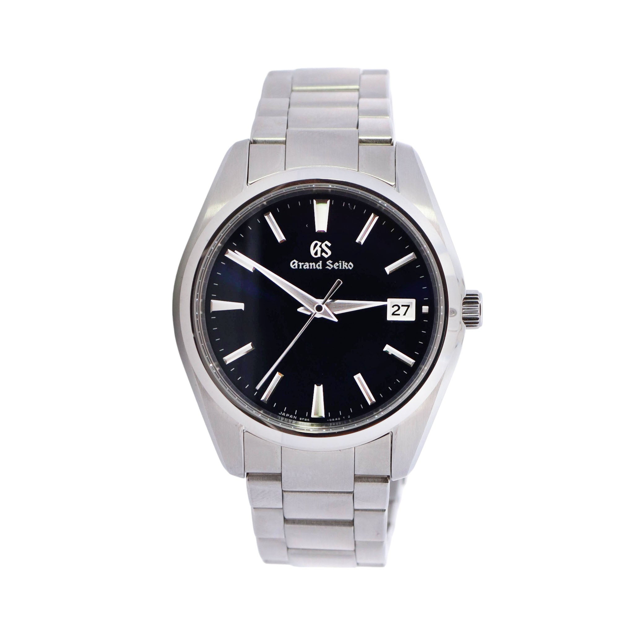 Grand Seiko Heritage Stainless Steel 40mm Dark Blue Stick Dial Watch Reference #: SBGP013 - Happy Jewelers Fine Jewelry Lifetime Warranty
