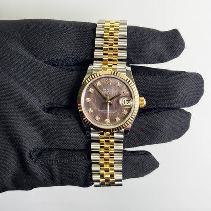 Rolex Datejust 31mm MOP Dial Watch Ref# 278273
