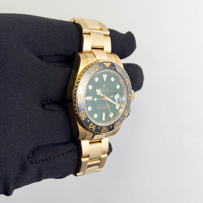 Rolex GMT Master II 40mm Green Dial Watch Ref# 116718LN