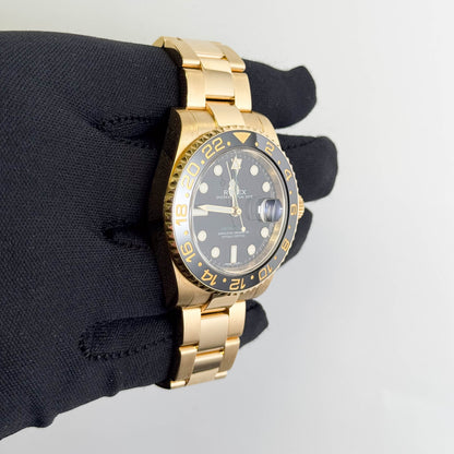 Rolex GMT Master II 40mm Black Dial Watch Ref# 116718LN