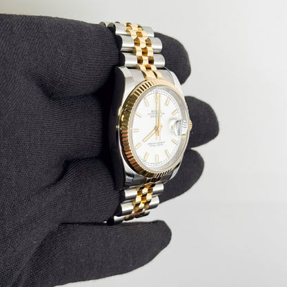 Rolex Datejust 36mm Champagne Dial Watch Ref# 116233