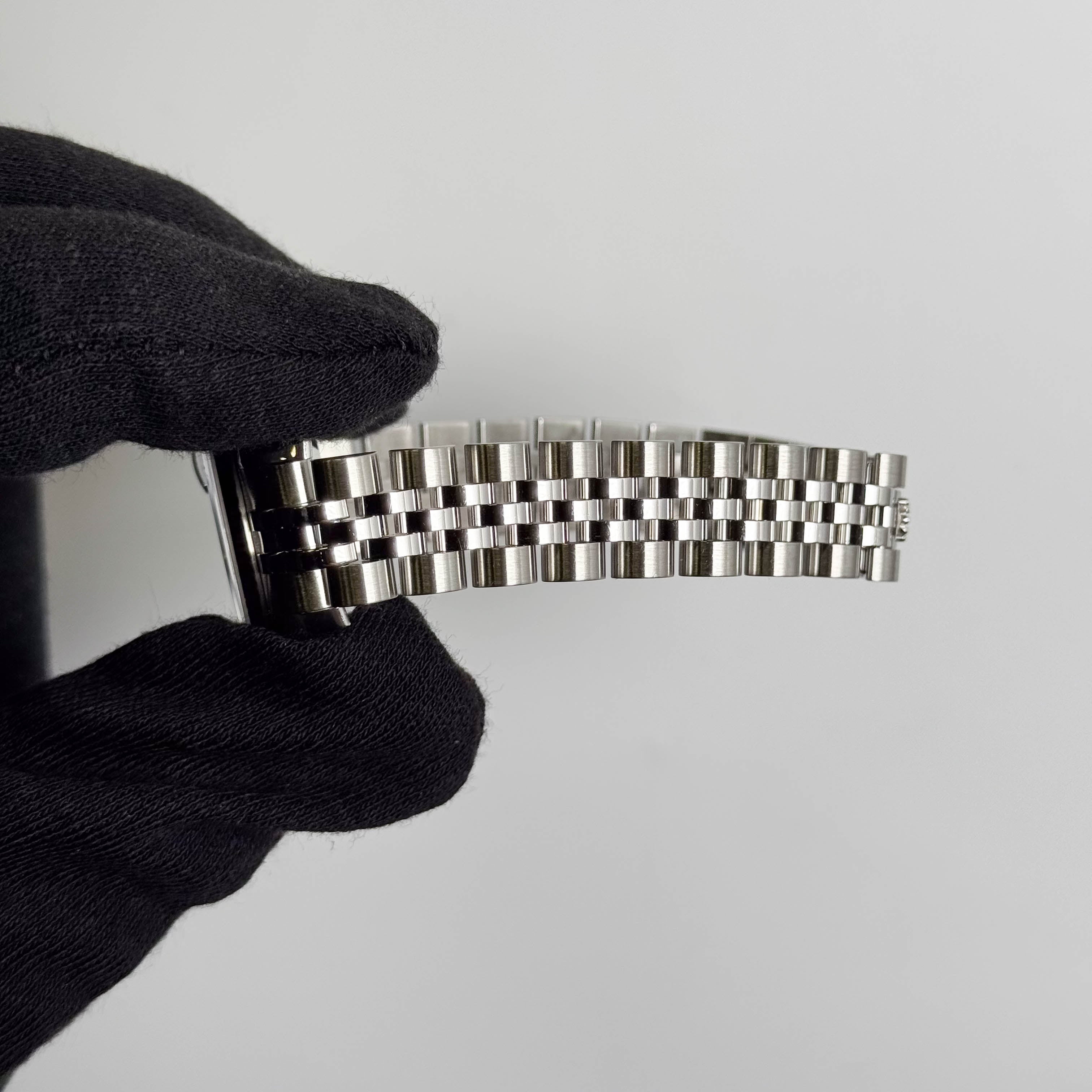 Rolex Datejust Stainless Steel 26mm White Dial Watch Ref# 179160