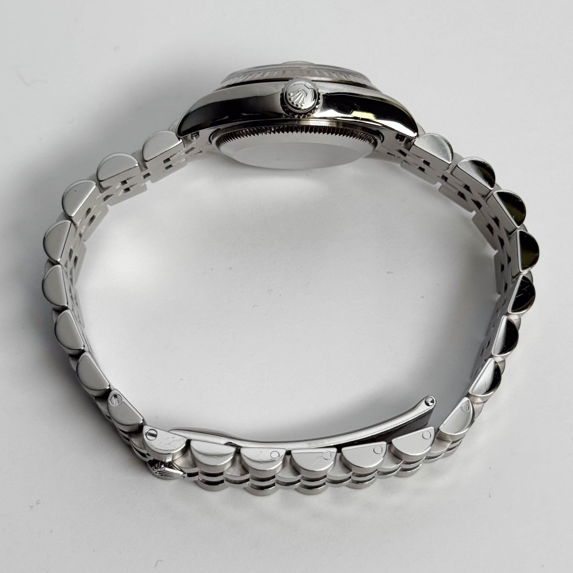 Rolex Datejust Stainless Steel 26mm White Dial Watch Ref# 179160