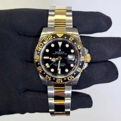 Rolex GMT-Master II 40mm Black Dial Watch Ref# 116713 - Happy Jewelers Fine Jewelry Lifetime Warranty