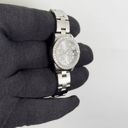 Rolex Oyster Perpetual 26mm Silver Dial Watch Ref# 69190