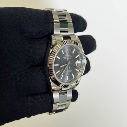 Rolex Datejust 41mm Rhodium Dial Watch Ref# 126334 - Happy Jewelers Fine Jewelry Lifetime Warranty