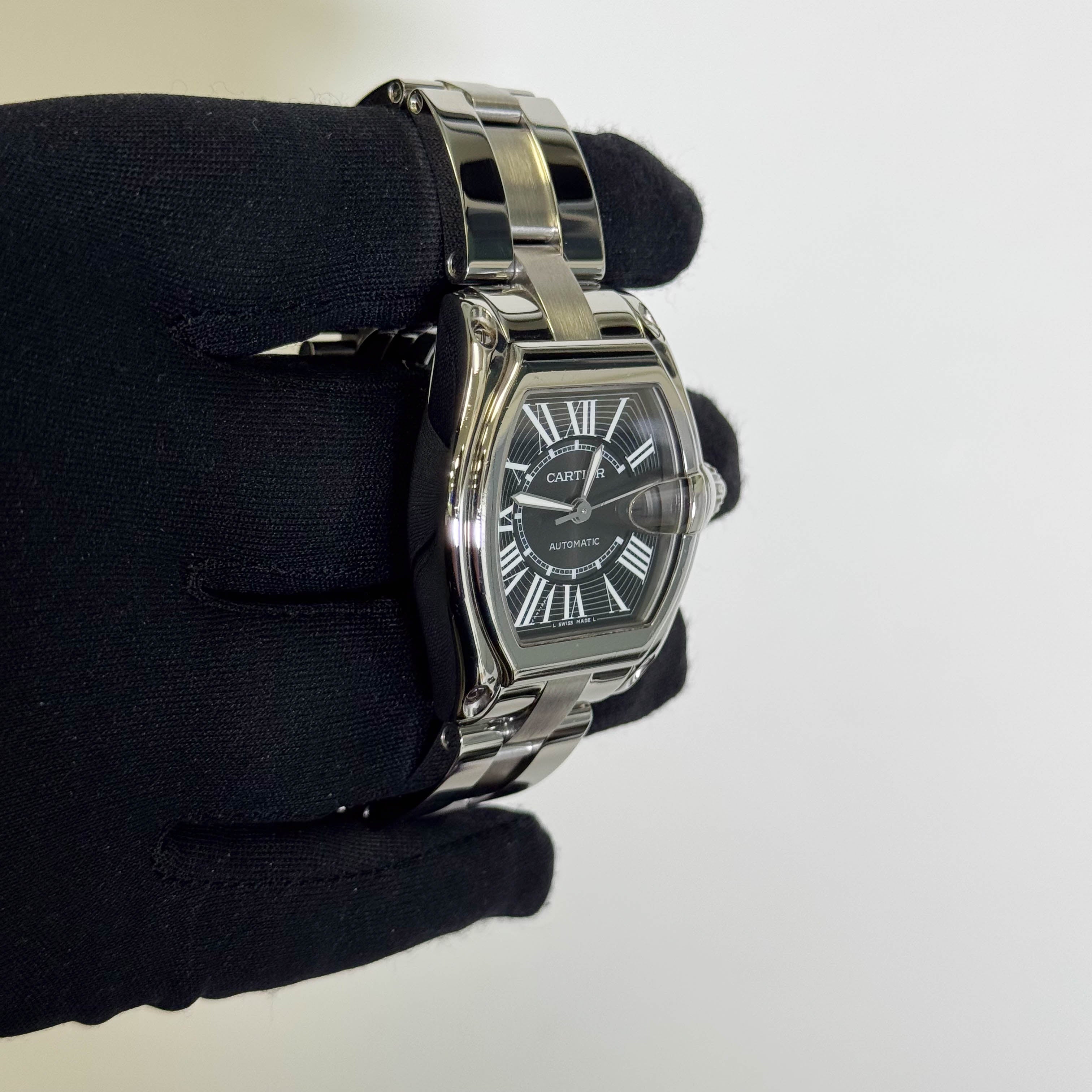 Cartier Roadster 37mm Black Dial Watch Ref# W62041V3 - Happy Jewelers Fine Jewelry Lifetime Warranty