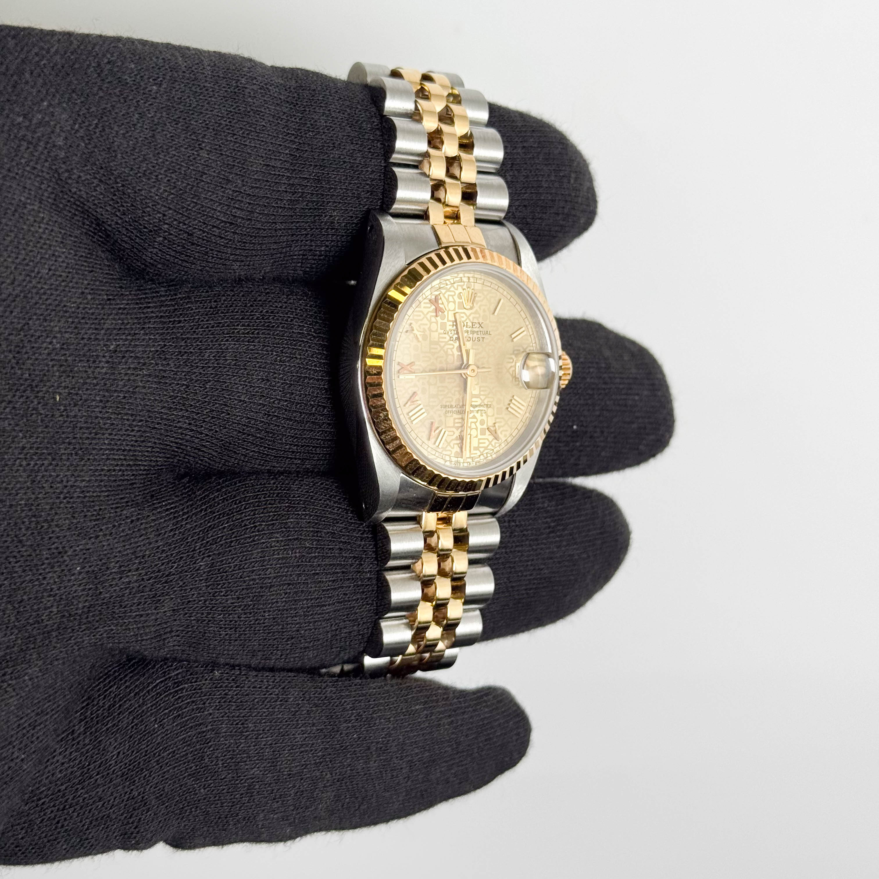 Rolex Datejust 31mm Champagne Dial Watch Ref# 68273