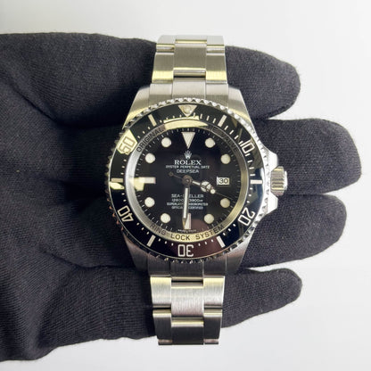 Rolex Sea-Dweller Deepsea 44mm Black Dial Watch Ref# 116660