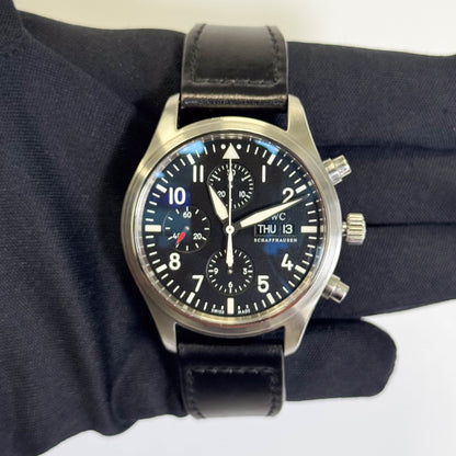 IWC Pilots 42mm White Dial Watch Ref# IW3717-01