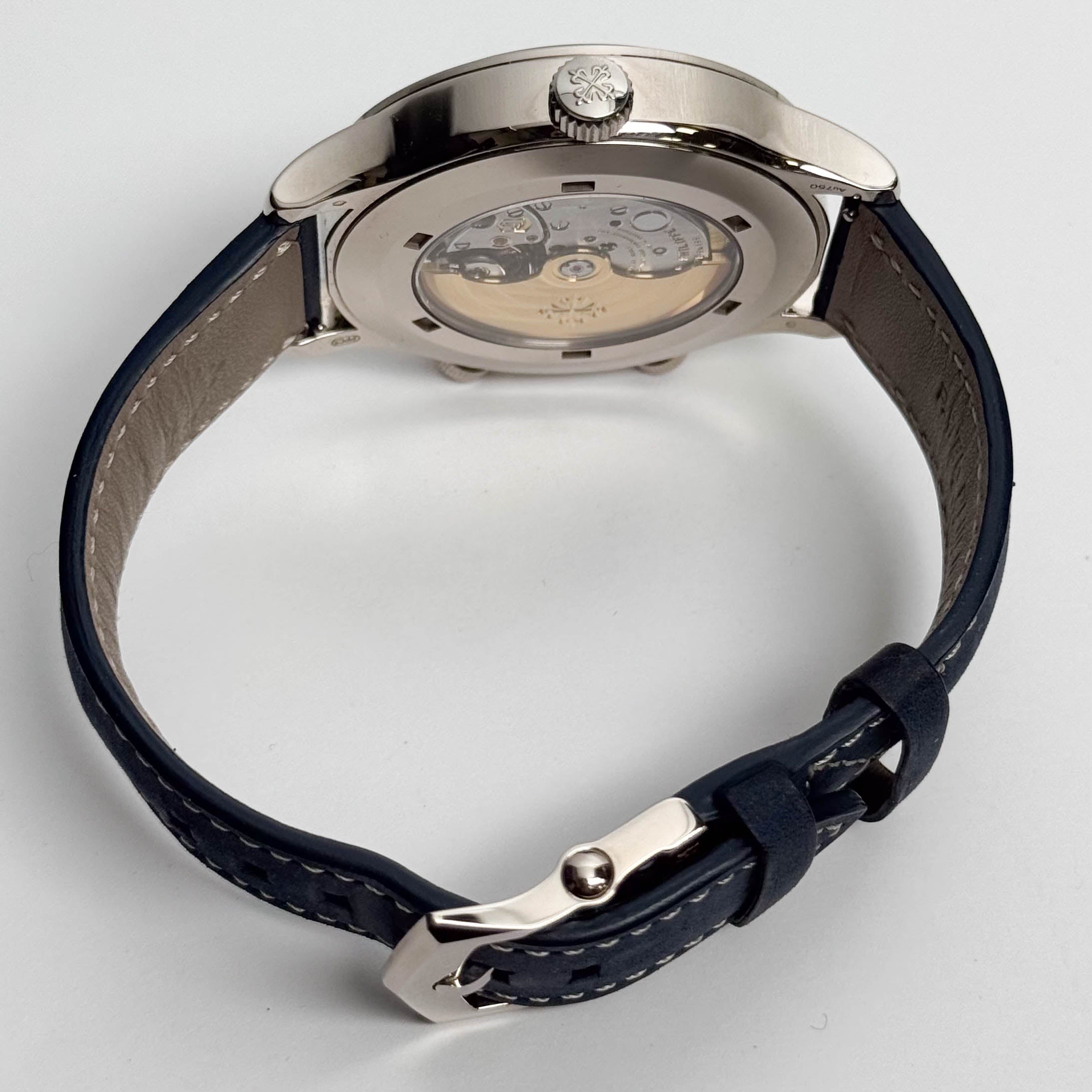 Patek Philippe Calatrava Pilot Travel Time 42mm Black Dial Watch Ref: 5524G-001