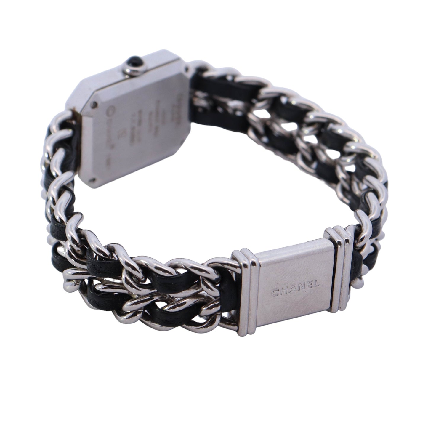 Chanel Première Acier Stainless Steel 26x20mm Black Dial Watch  Reference #: H0451 - Happy Jewelers Fine Jewelry Lifetime Warranty