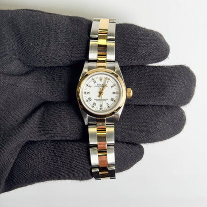 Rolex Datejust 26mm White Dial Watch Ref# 67183