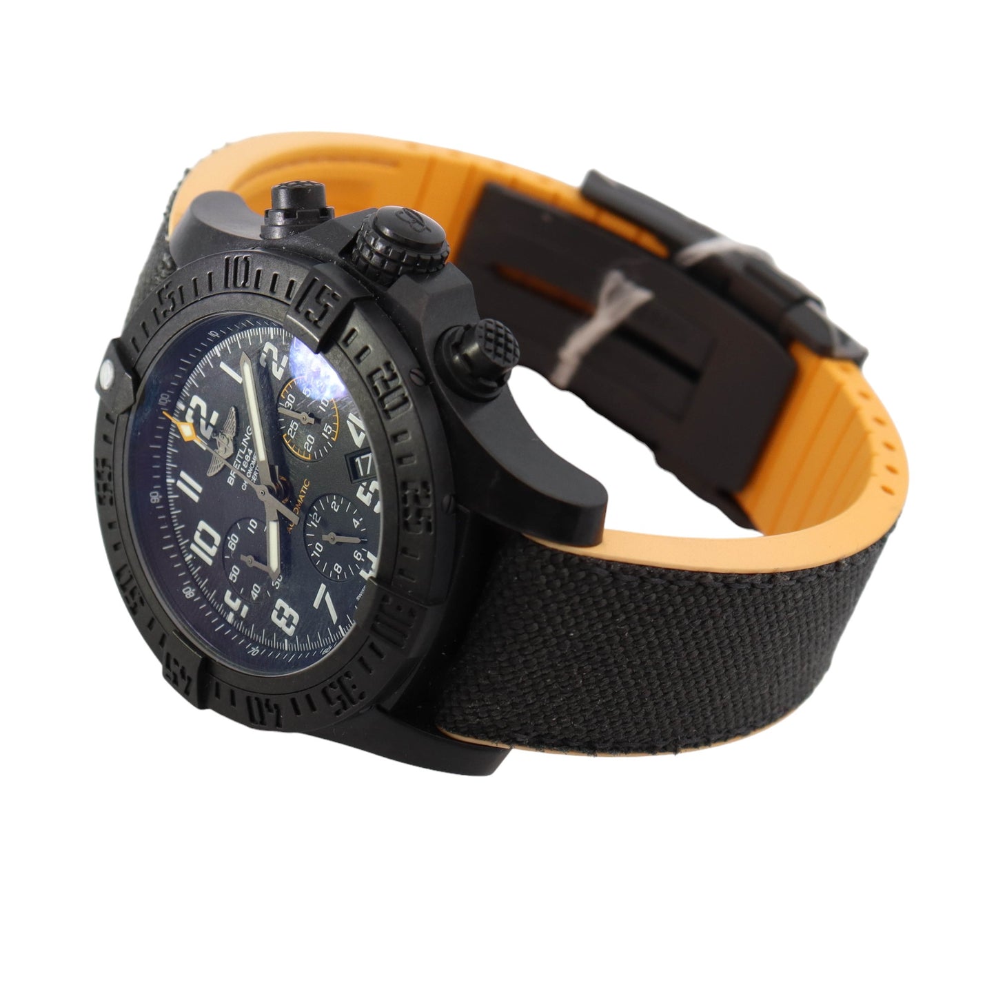 Breitling Avenger Hurricane Black Titaplast 45mm Black Arabic Dial Watch Reference# XB0180E41B1S1 - Happy Jewelers Fine Jewelry Lifetime Warranty
