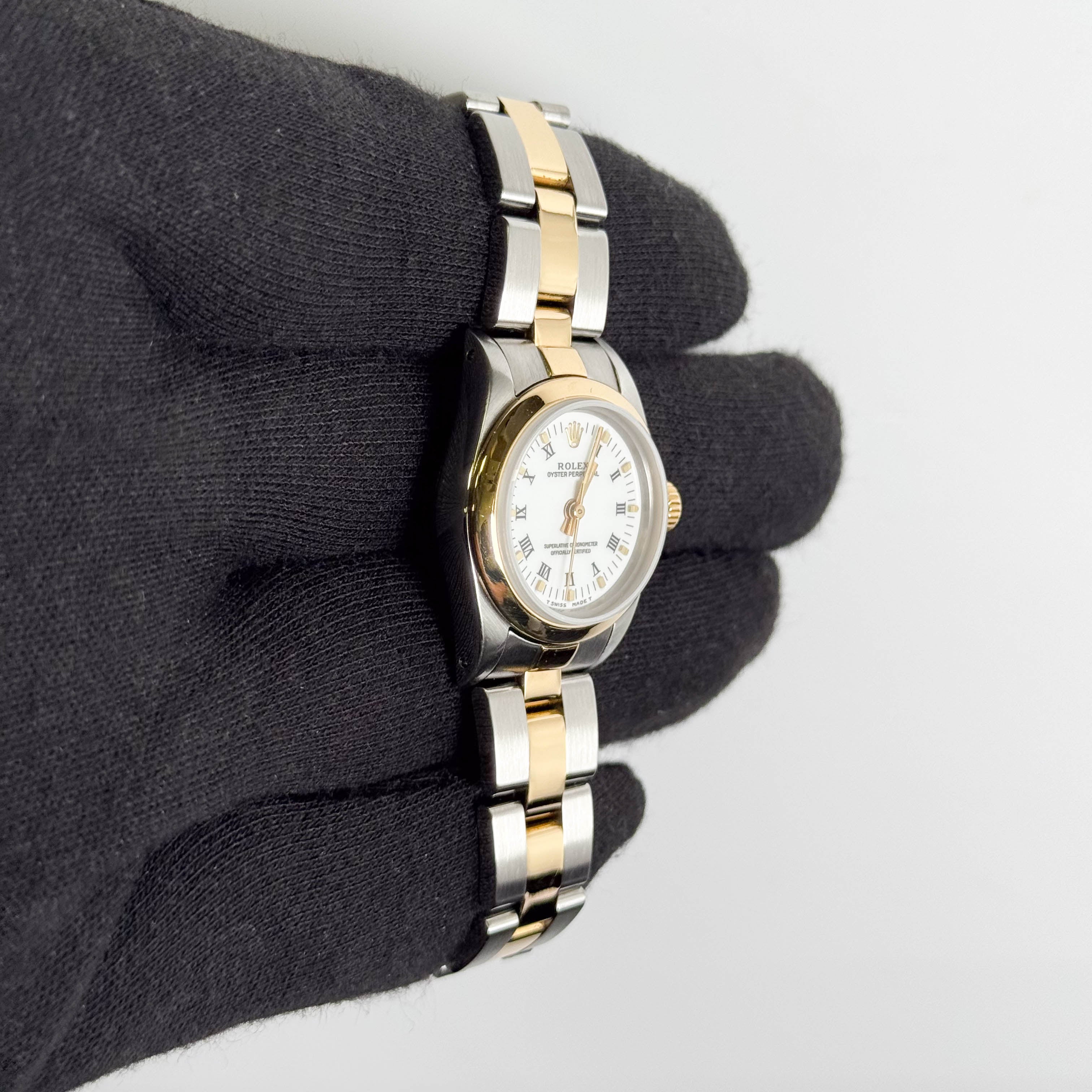 Rolex Datejust 26mm White Dial Watch Ref# 67183