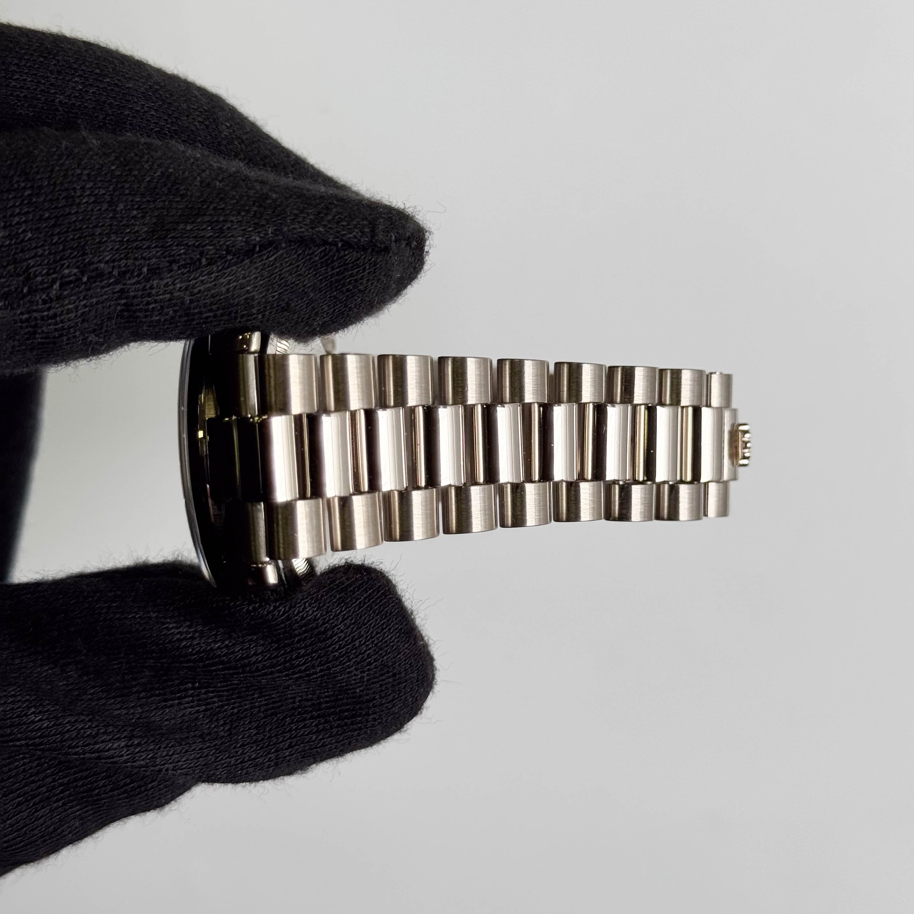 Rolex Day-Date 36mm Pave Dial Watch Reference# 118209