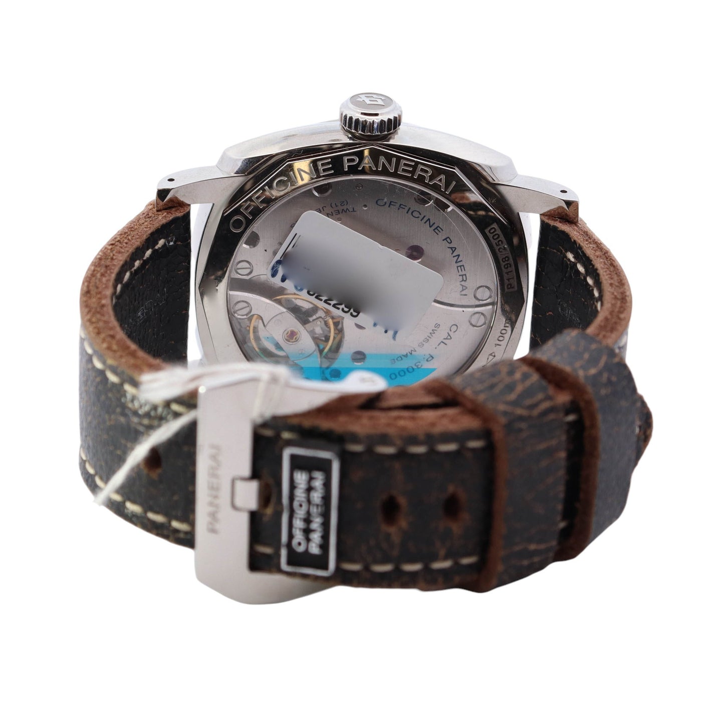 Panerai Luminor Stainless Steel 47mm Black Stick Dial Watch Reference# PAM00514 - Happy Jewelers Fine Jewelry Lifetime Warranty