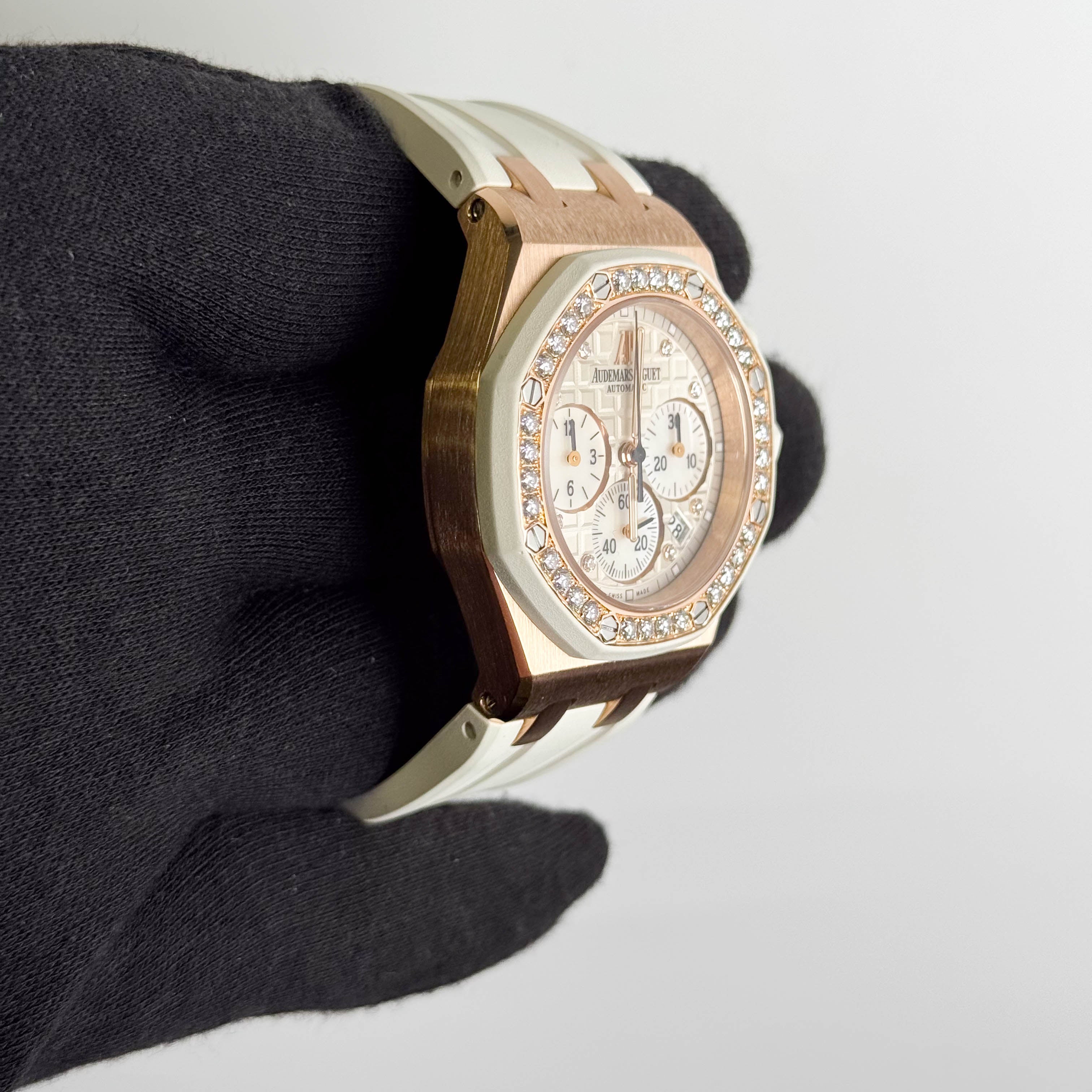 Audemars Piguet Royal Oak Offshore 37mm White Dial Watch Ref: 26048OK.ZZ.D010CA.01