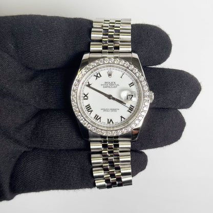 Rolex Datejust 36mm White Dial Watch Ref# 116234